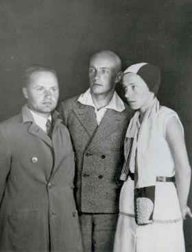 Julian Przyboś, Władysław Strzemiński, Katarzyna Kobro, ok. 1930